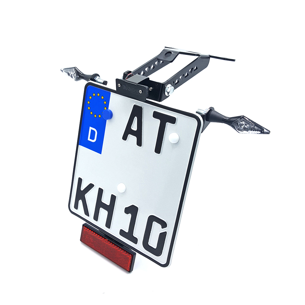 alpha Technik Kennzeichenhalter für Aprilia RSV4; Typ RK; Modelljahr 2011-