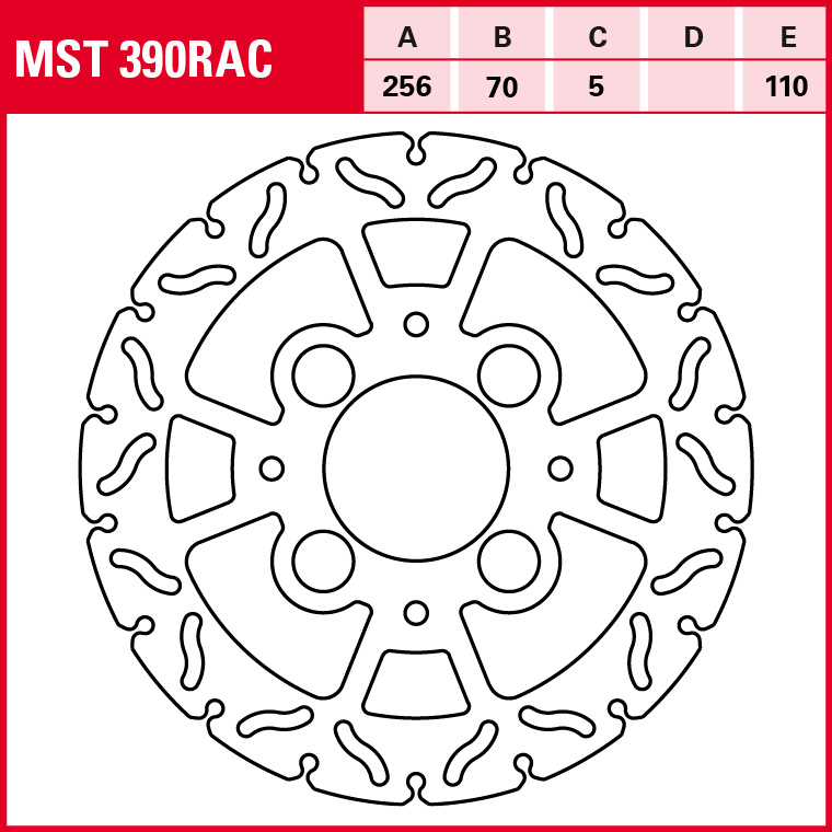 TRW Bremsscheibe Sportiv starr MST390RAC