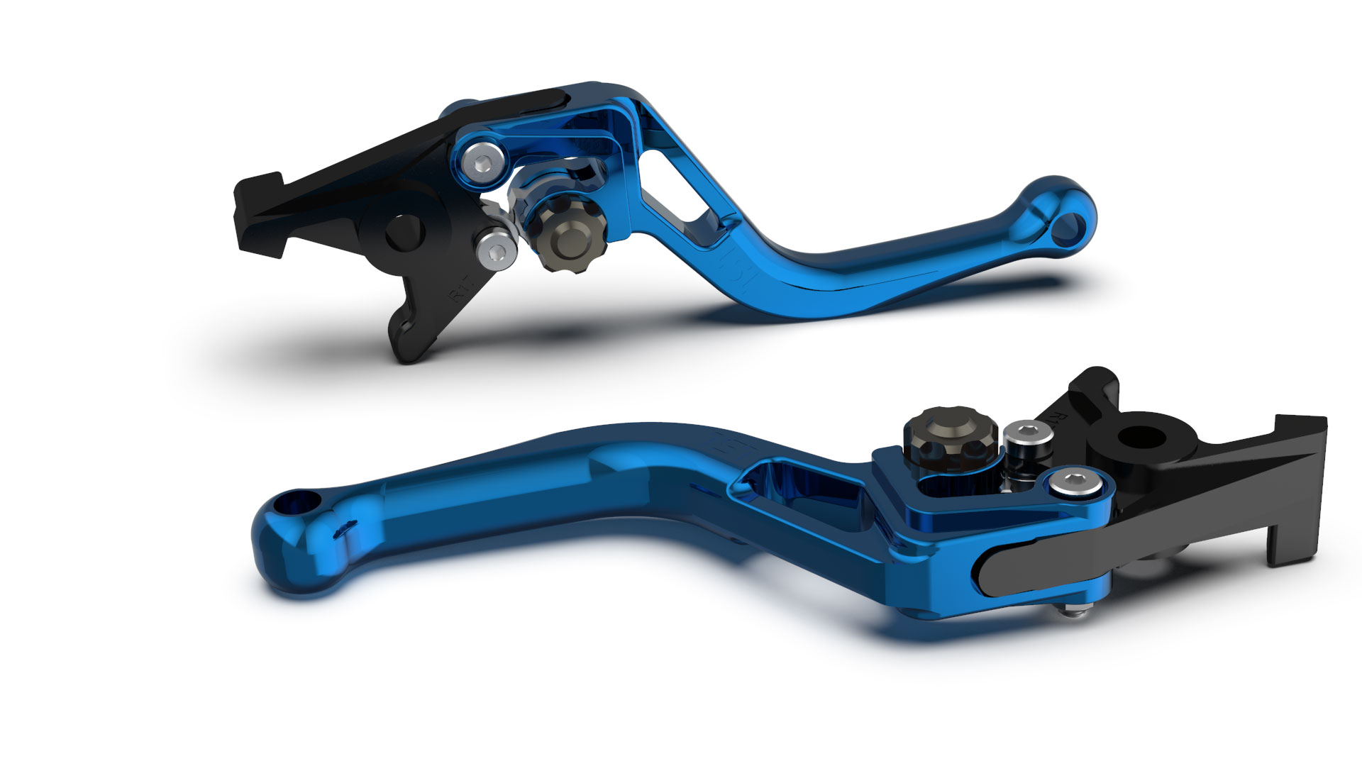 LSL Bremshebel BOW R82, kurz, blau/anthrazit