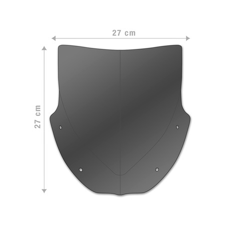Barracuda Windschild Aerosport Plexiglas für Aprilia Tuono 457 2026-