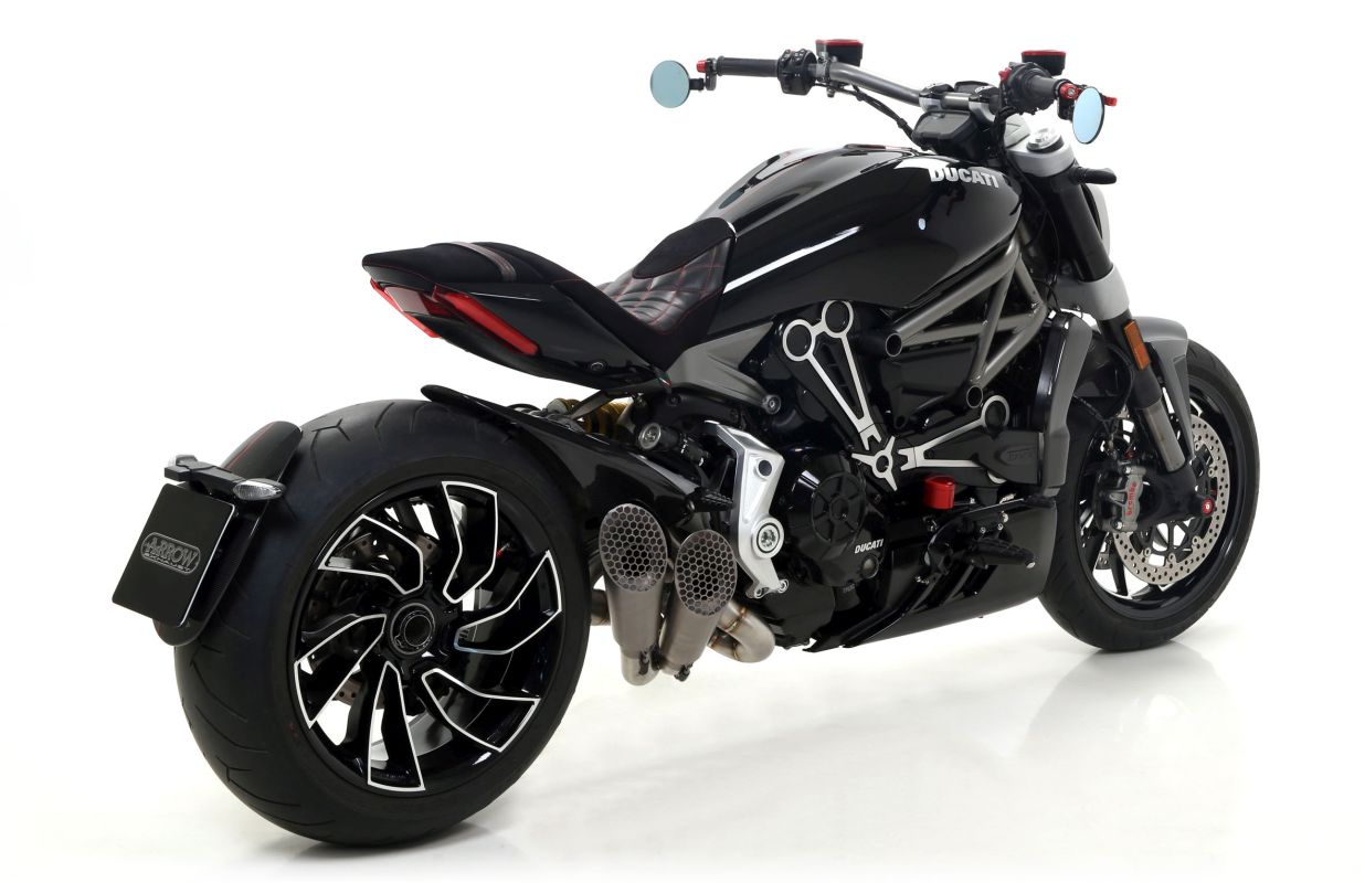 ARROW Auspuff PRO-RACING für Ducati XDiavel 2016, Titan
