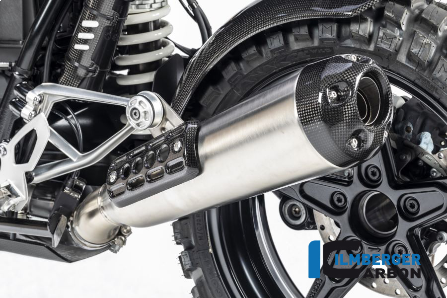 Ilmberger Carbon Auspuffhitzeschutz, glänzend, BMW R nineT Urban GS 2016-