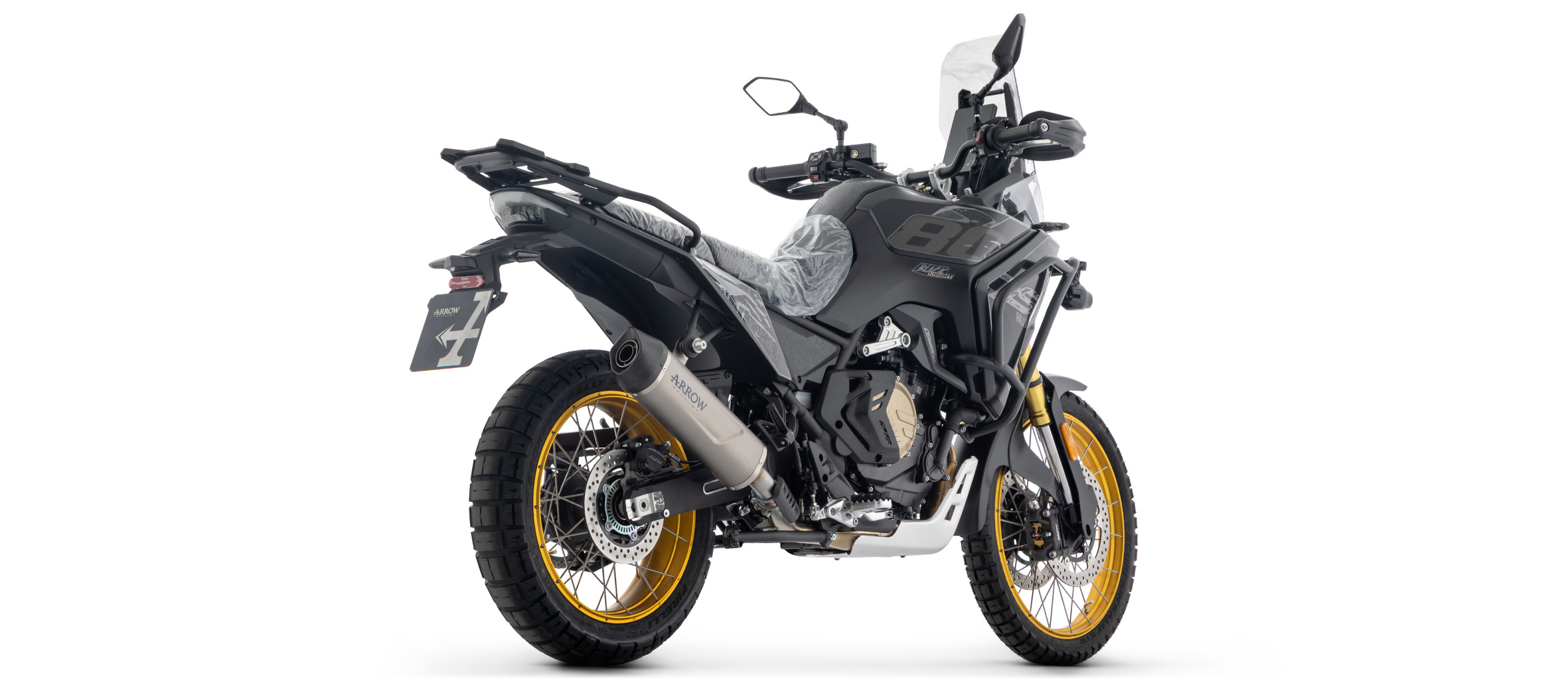 ARROW Auspuff INDY RACE EVO Titan mit Carbon-Endkappe für Voge DS800X Rally, 2025-