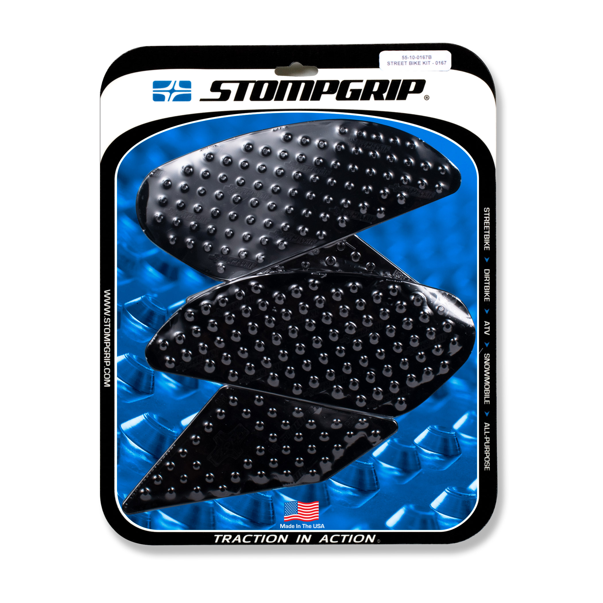 Stompgrip Traction Pads schwarz, für Honda CB500F / CBR500R, 2019-2025 