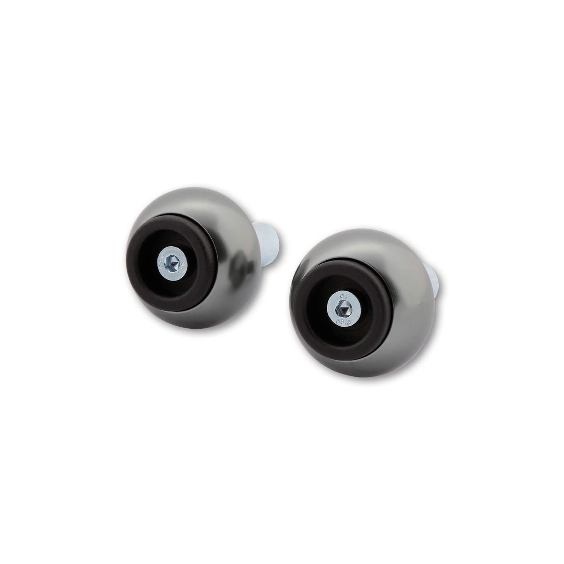 LSL Lenkergewicht Crash Ball Classic, für Lenker mit 18 mm Innendurchmesser (Stahl-Lenker), titan-farben