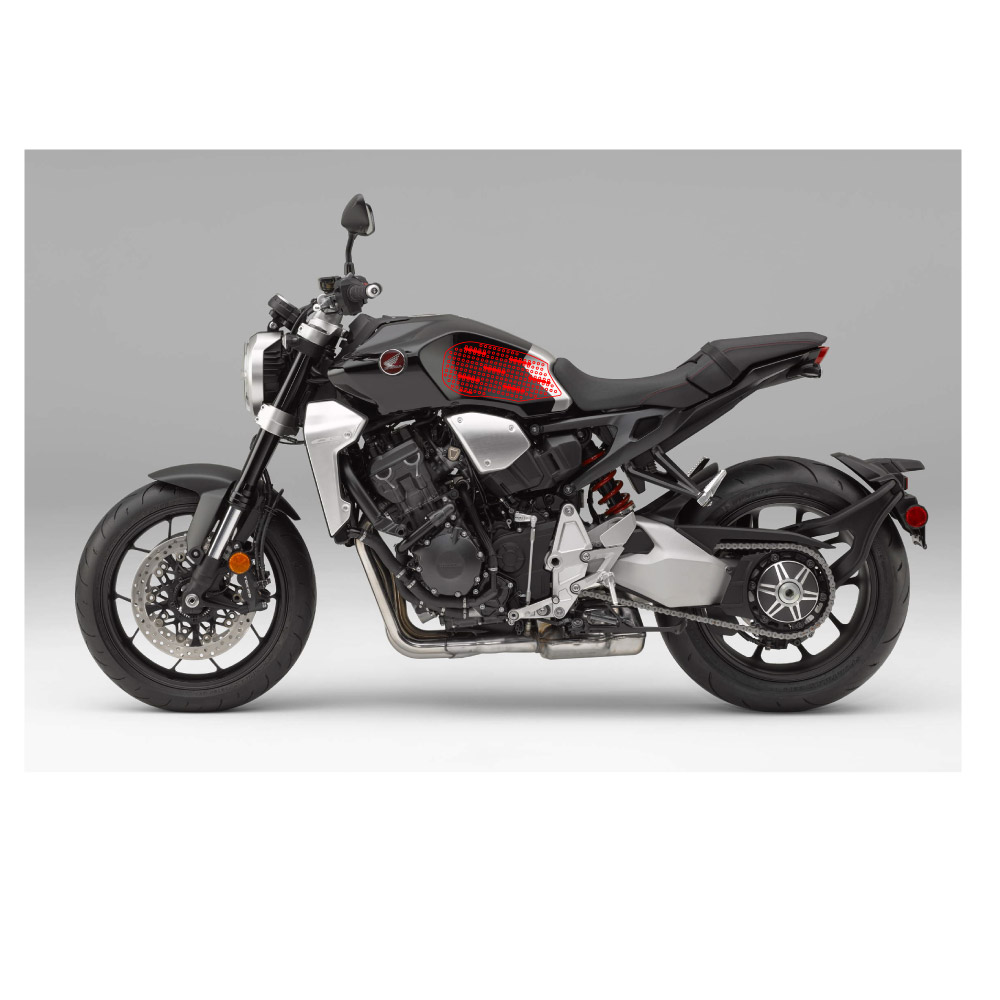 Stompgrip schwarz, Volcano, für Honda CB1000R, 2018-2025