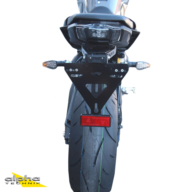 alpha Technik Kennzeichenhalter Yamaha MTN850-A,MT09 ABS,MT09SP;Typ RN43; Modelljahr 2017-