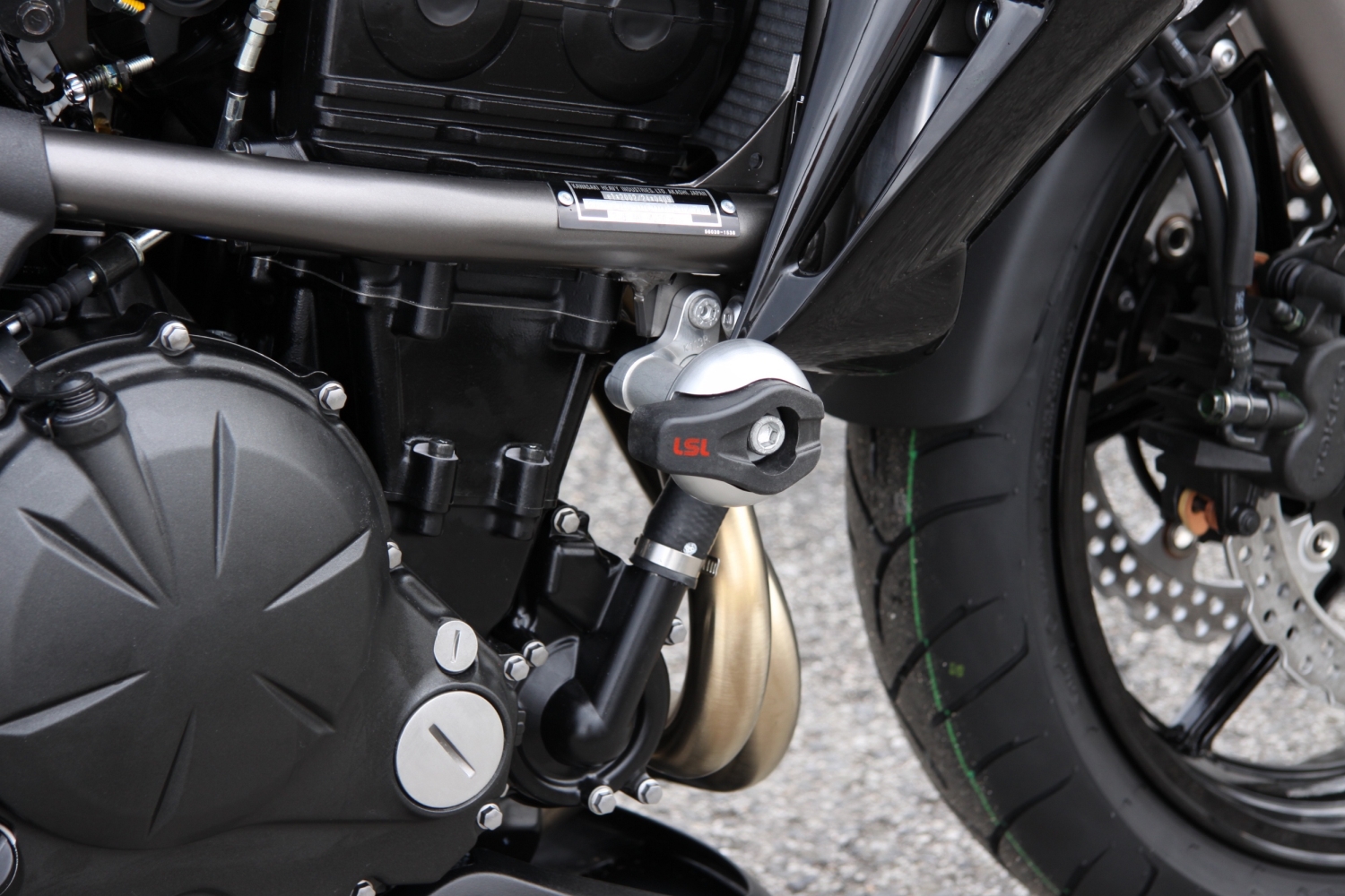 LSL Crash Pad Befestigungskit für Kawasaki ER-6n,  2009-2011