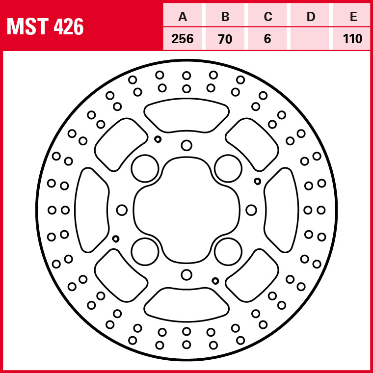 TRW Bremsscheibe Allround starr MST426