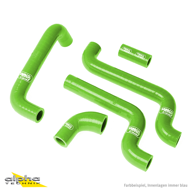 SAMCO SPORT Siliconschlauch Kit grün für Aprilia RS125 Modelljahr 1999-2012