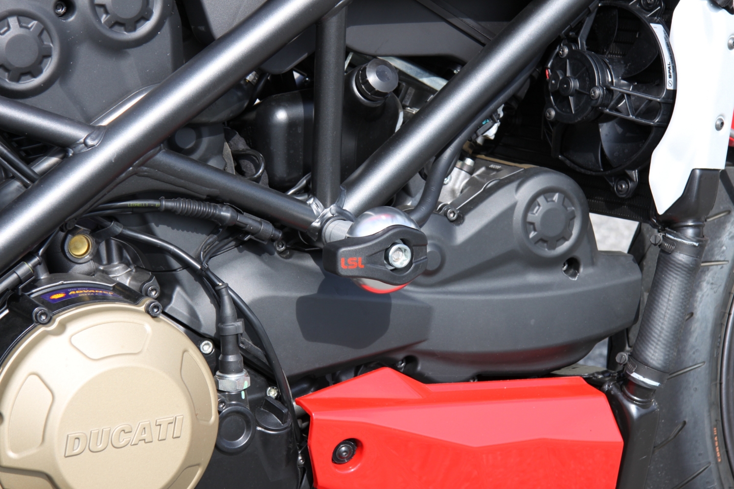 LSL Crash Pad Befestigungskit, für Ducati Streetfighter/Multistrada 1200