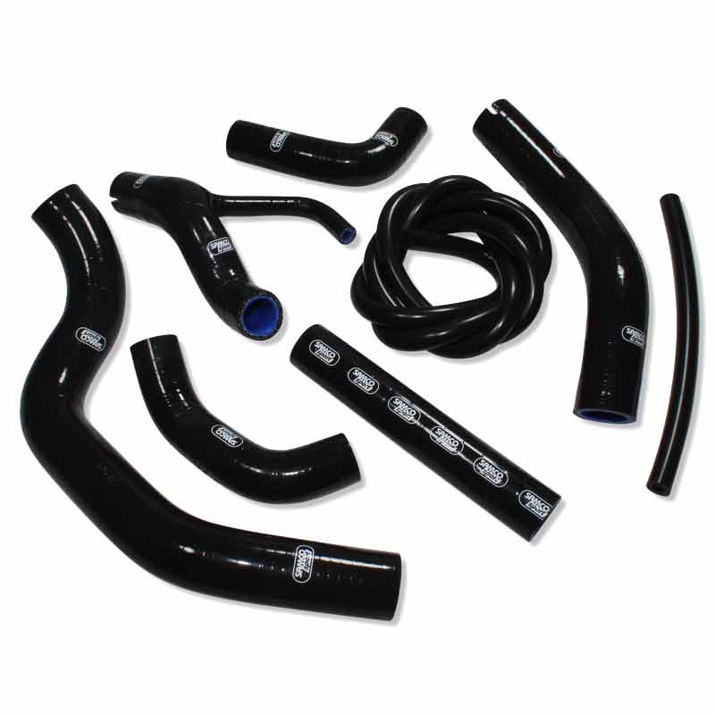 SAMCO SPORT Siliconschlauch Kit schwarz für Ducati Multistrada 1200 S Pikes Peak Touring Granturismo Modelljahr 2010-2014