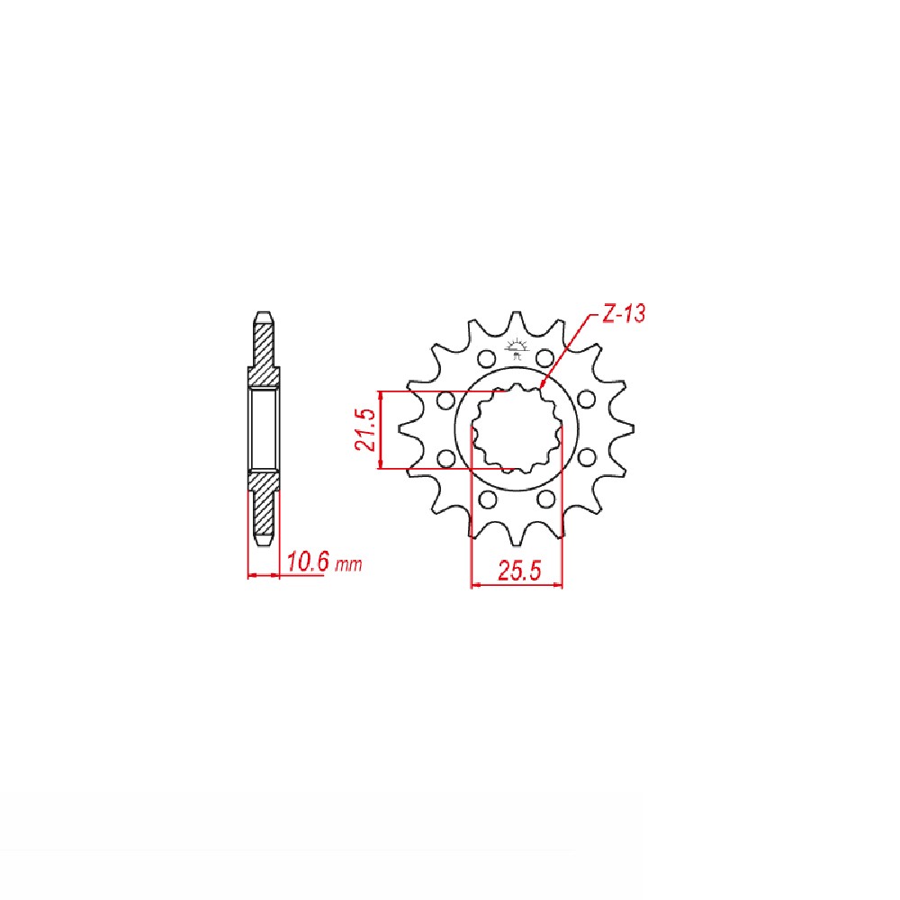 ENUMA Kettensatz 525 HO für Benelli BN600i Modelljahr 2016-2017