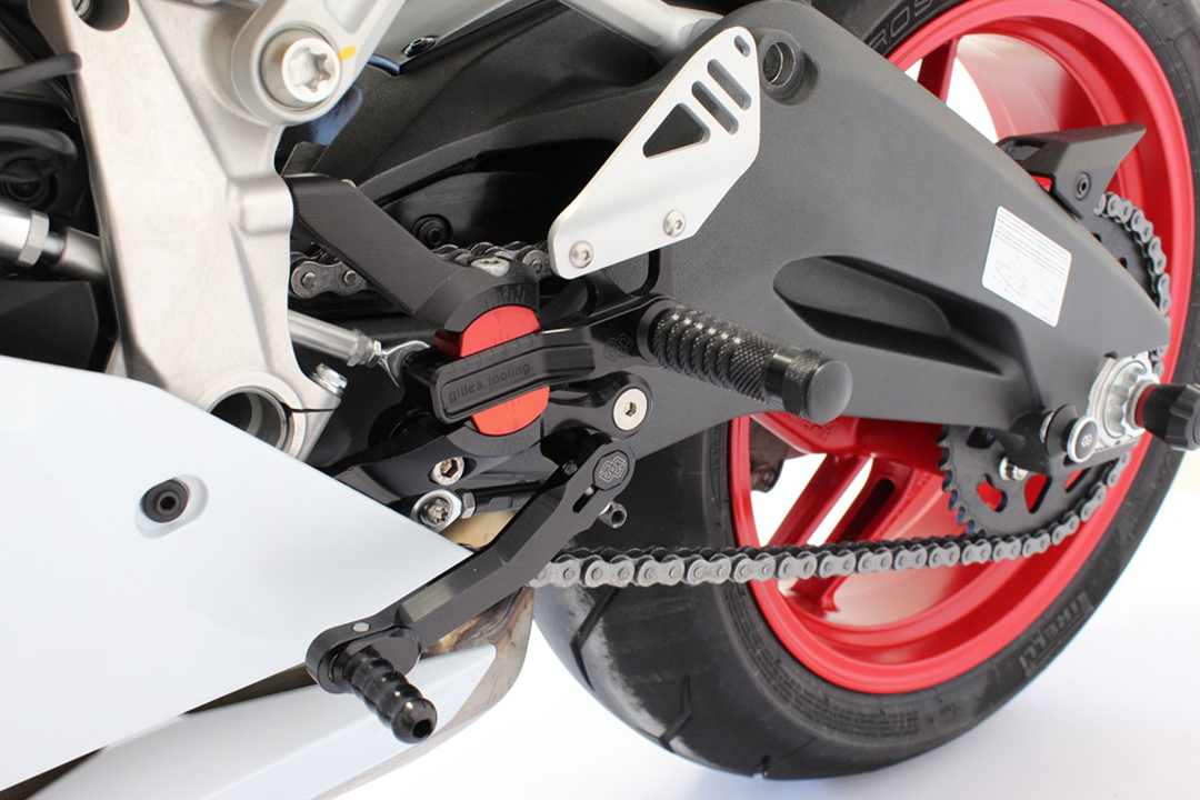 GILLES VCR Fußrastenanlage für Ducati 959 Panigale, HA