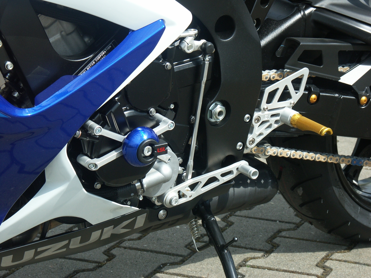 LSL Crash Pad Anbaukit für Suzuki GSX-R600/ GSX-R750,  2006-2010