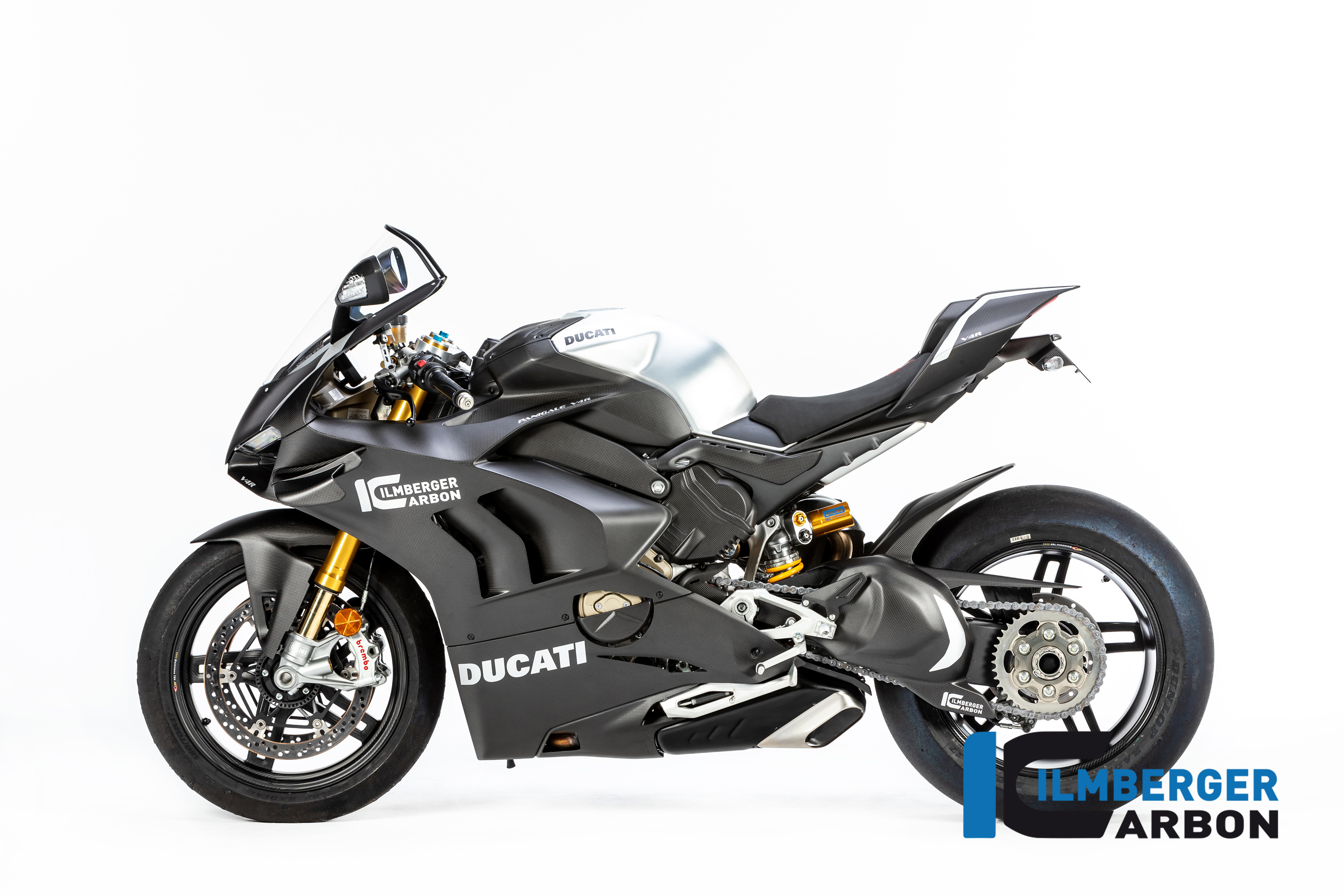 Ilmberger Carbon Verkleidungsseitenteil rechts glanz Panigale V4 R