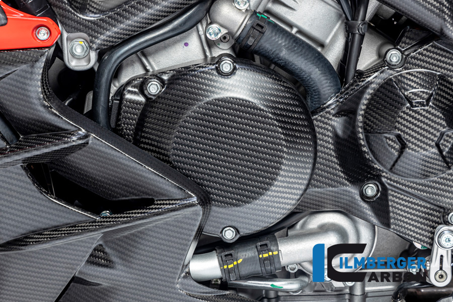 Ilmberger Carbon Lichtmaschinenabdeckung matt für Aprilia RSV4 / Tuono V4 2021-