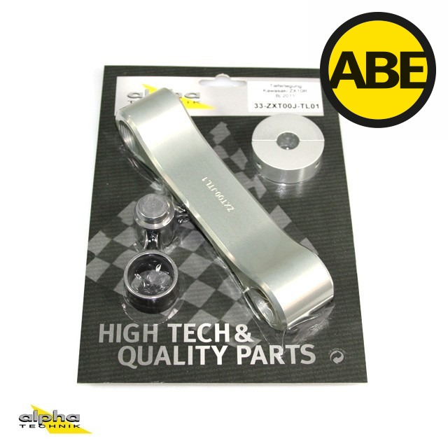 alpha Technik Tieferlegungssatz 30mm für Kawasaki ZX10R; Typ ZXT00J; Modelljahr 2011-