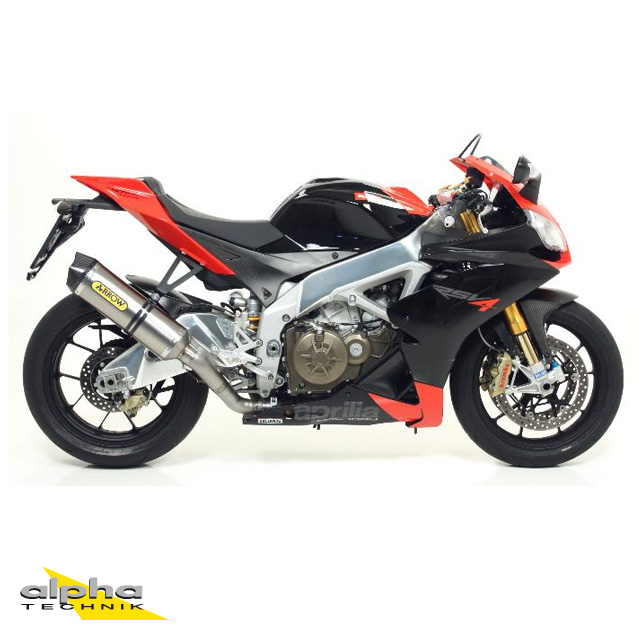 ARROW Auspuff RACE TECH für Aprilia RSV4 / V4R / RSV4RF / Tuono V4 aus Titan