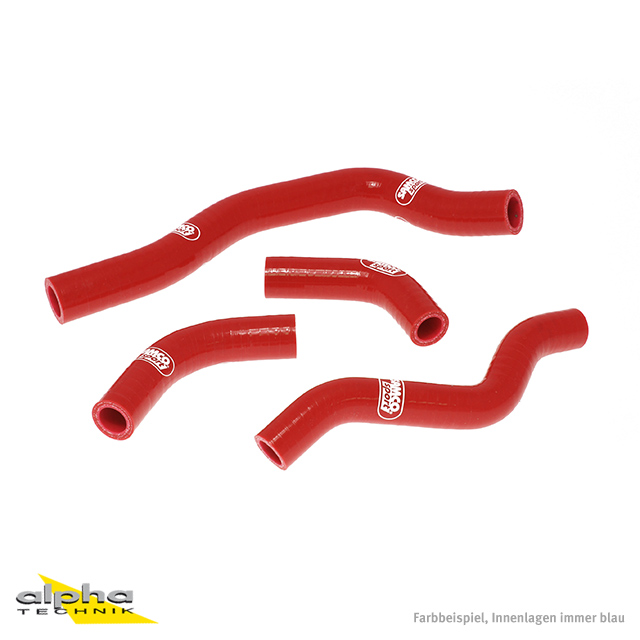 SAMCO SPORT Siliconschlauch Kit rot für Honda CRF450X Modelljahr 2005-2016