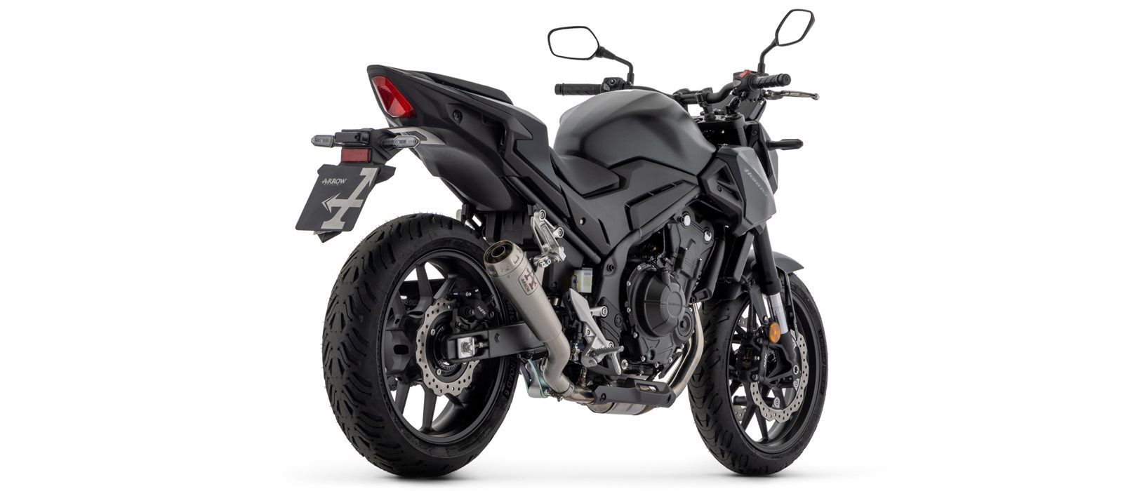 ARROW Auspuff PRO RACE NiChrome für Honda NX500 / CB500 Hornet Modelljahr 2024-