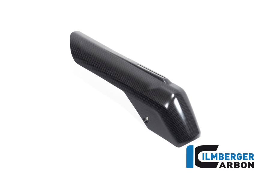 Ilmberger Carbon Auspuffhitzeschutz für Akrapovic Schalldämpfer, matt, Ducati Multistrada V4 2020-