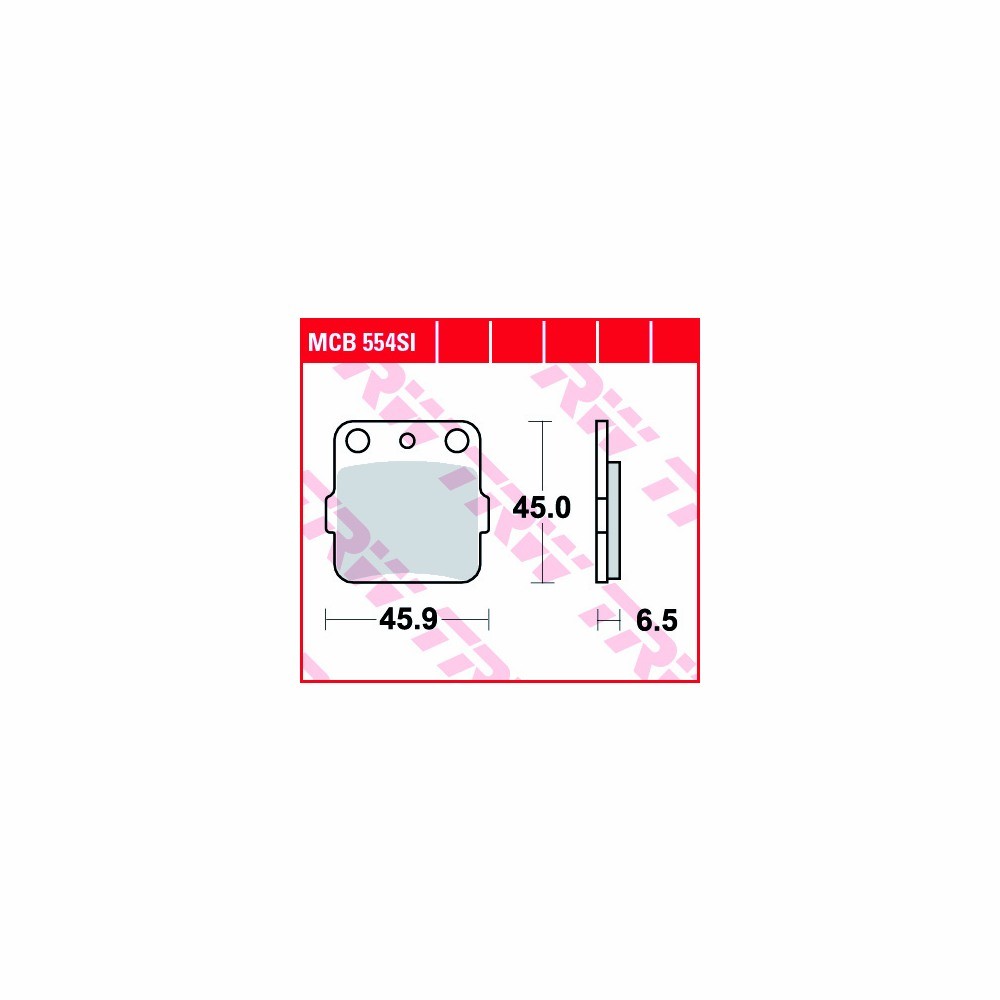 TRW Bremsbelagsatz Sinter Offroad MCB554SI