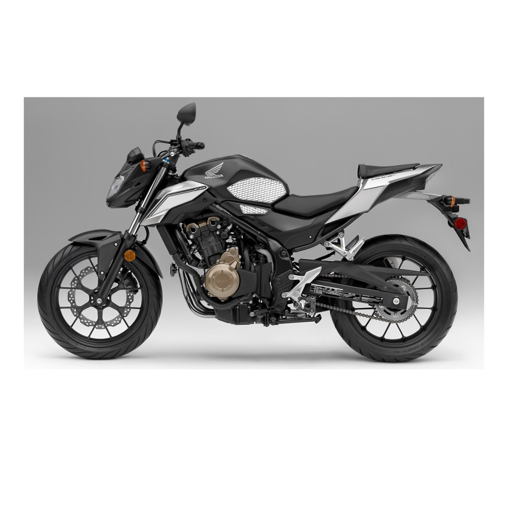 Stompgrip Traction Pads schwarz, für Honda CBR500R / CB500F