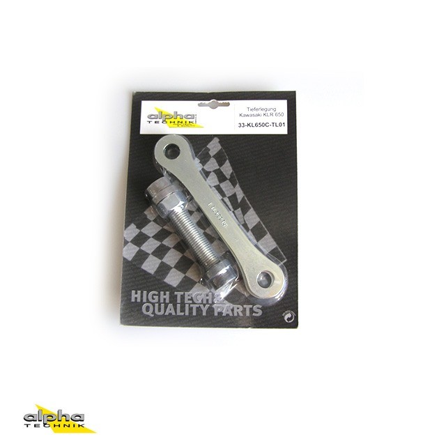 alpha Technik Tieferlegungssatz 40mm für Kawasaki KLR650; Typ KL650C; Modelljahr 1995-
