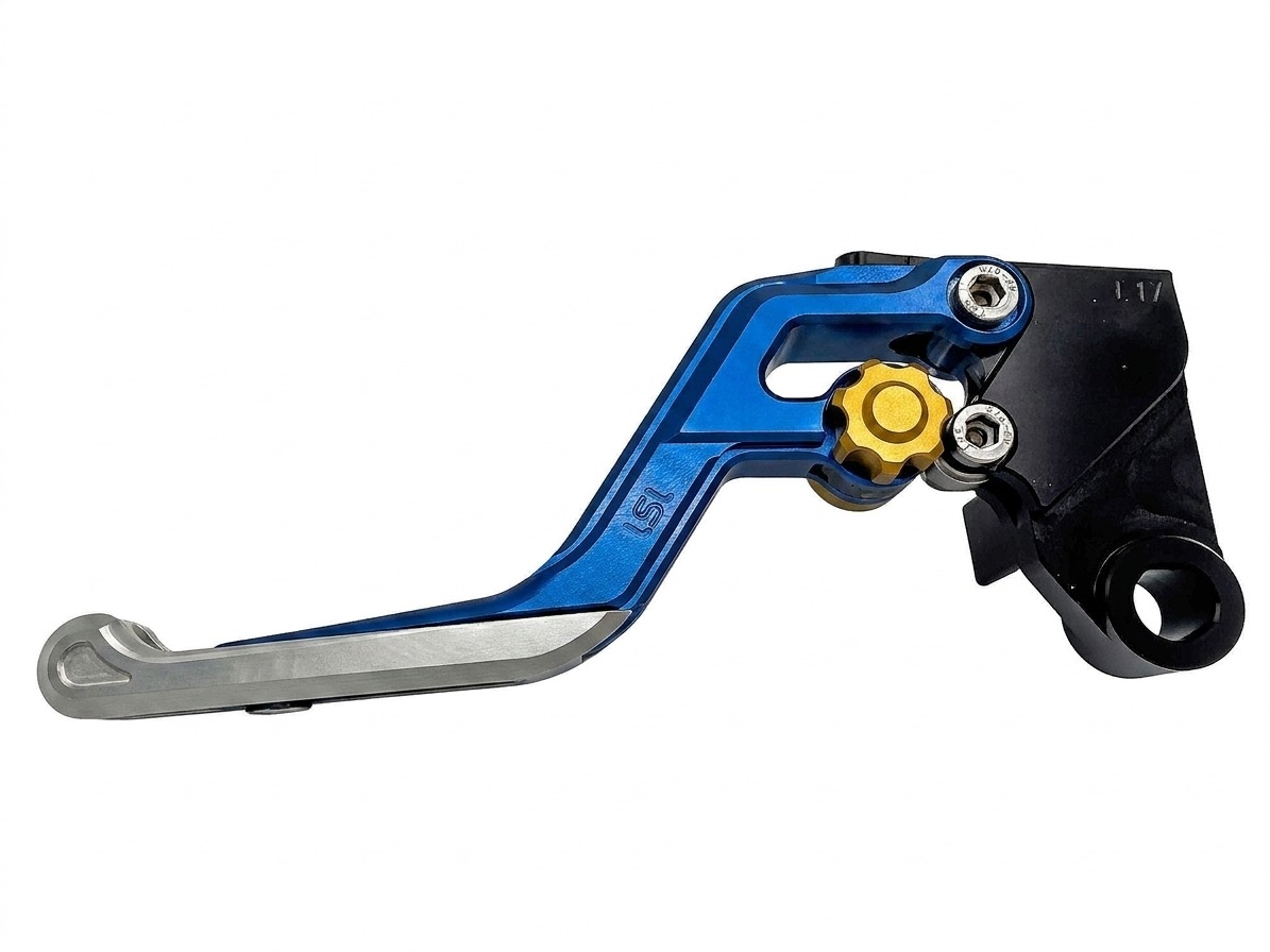 LSL ERGONIA Kupplungshebel L08 Blau/Gold/Silber