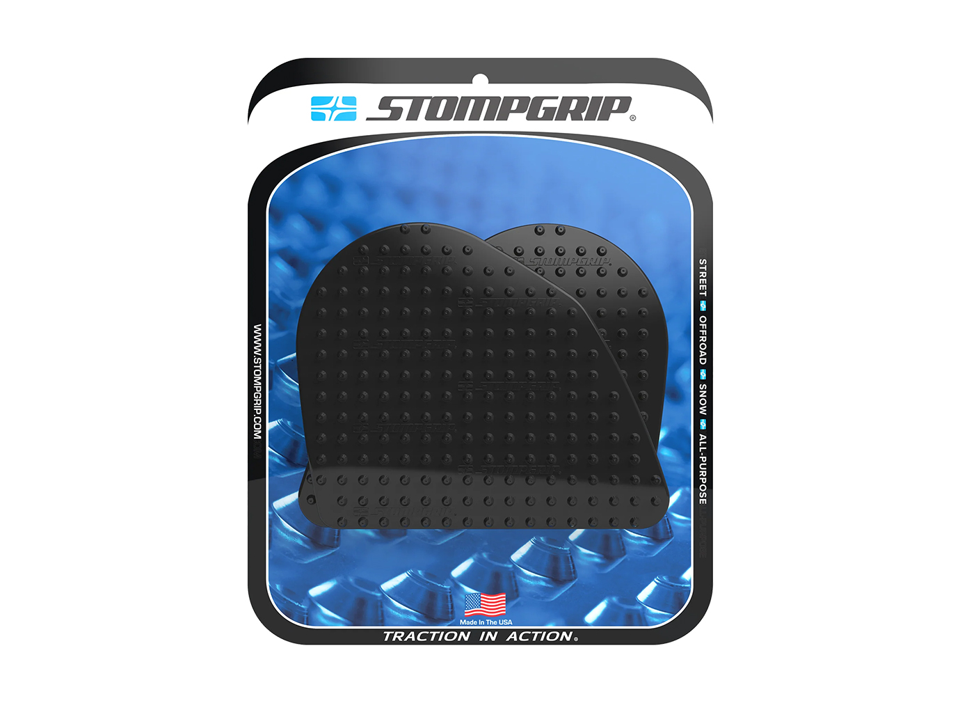 Stompgrip Tank Pad schwarz, Volcano, Streetbike Tank Kit für Ducati Desert X, 2022-2026, Desert X Discovery, 2024-2026, Desert X Rally, 2023-2026