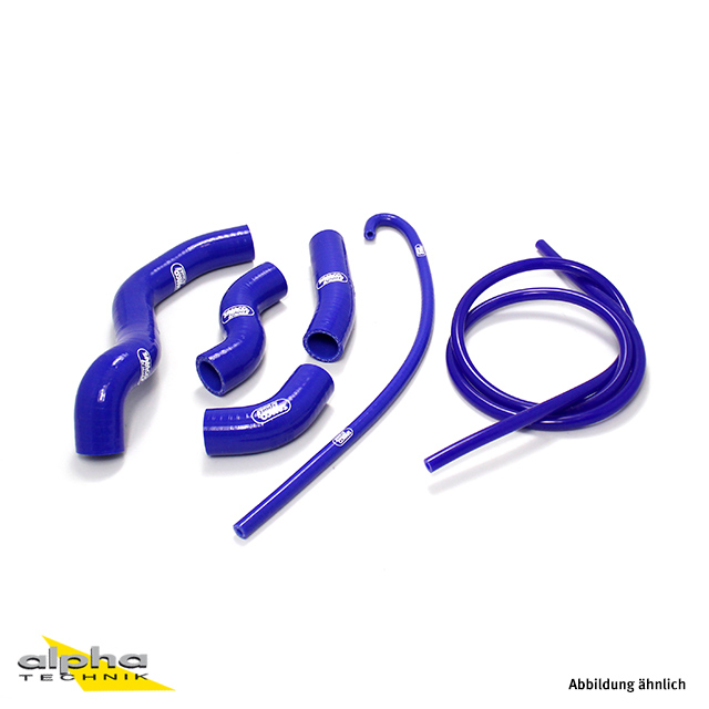 SAMCO SPORT Siliconschlauch Kit 6-teilig blau für Kawasaki Z800 Modelljahr 2013-2016