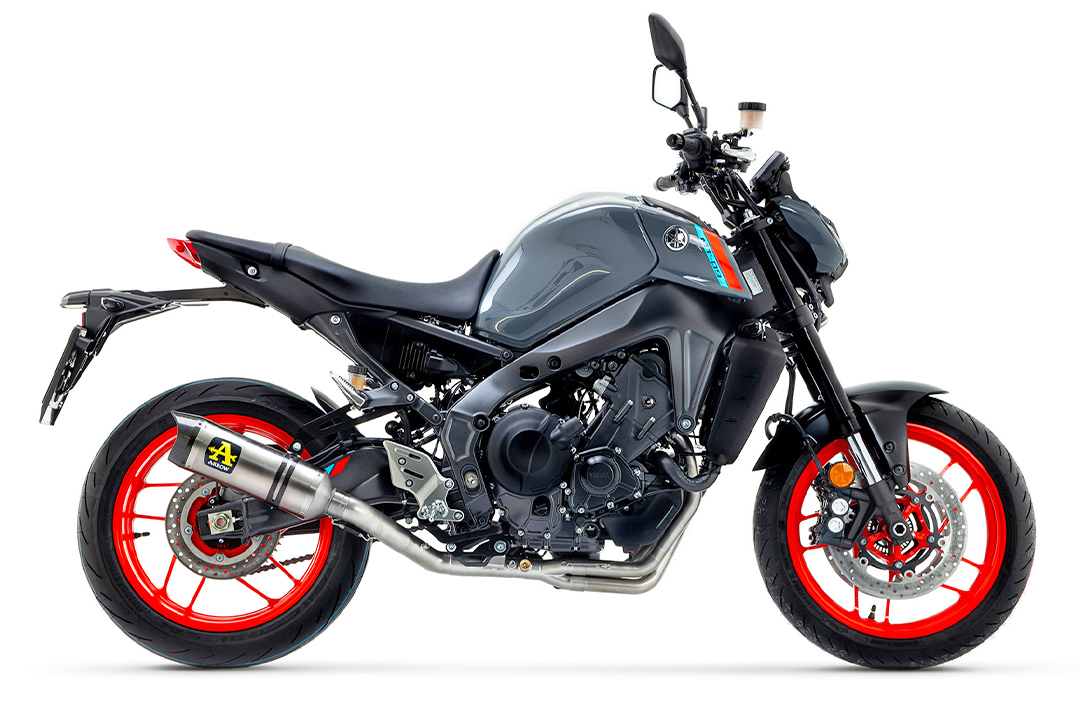 ARROW Auspuff THUNDER für Yamaha MT09 ab Modelljahr 2021-, Titan