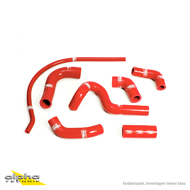 SAMCO SPORT Siliconschlauch Kit rot für Ducati 749R 999R S Modelljahr 2004-2007