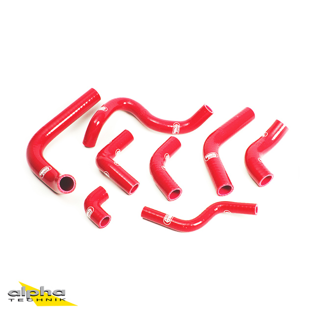 SAMCO SPORT Siliconschlauch Kit rot für Ducati 998S Modelljahr 2002-2003