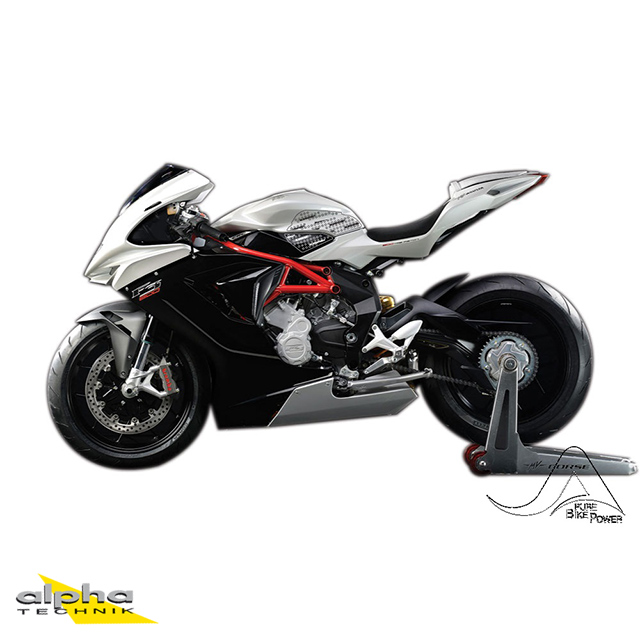Stompgrip schwarz, Volcano, für MV Agusta F3 675 / F3 800