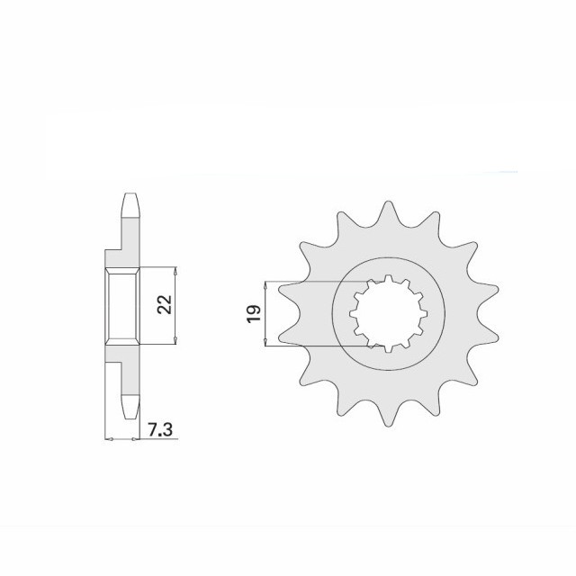 DID Kettensatz mit 520VX3 Kette, Farbe standard, für Suzuki DR400S, Typ DR400