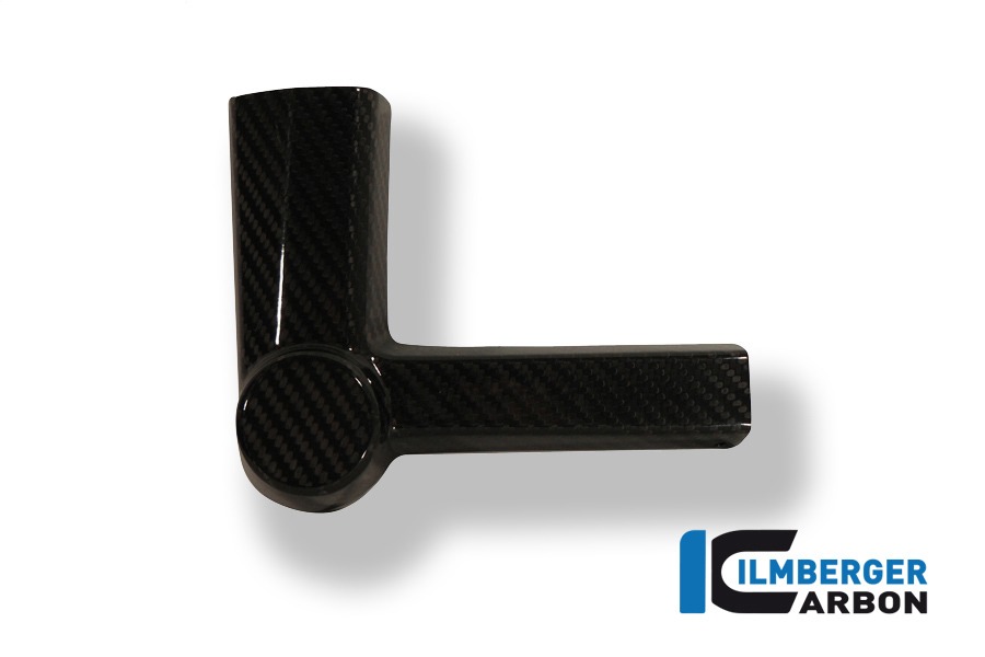 Ilmberger Carbon Sturzpad am Rahmen links, Carbon