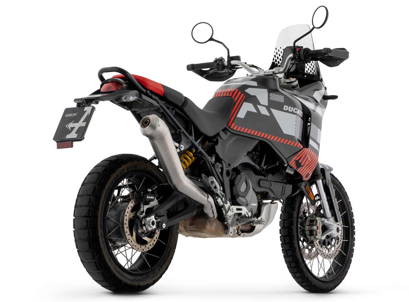 ARROW DAKAR REPLICA RACING Auspuff für Ducati Desert X 950 Modelljahr 2022-2023