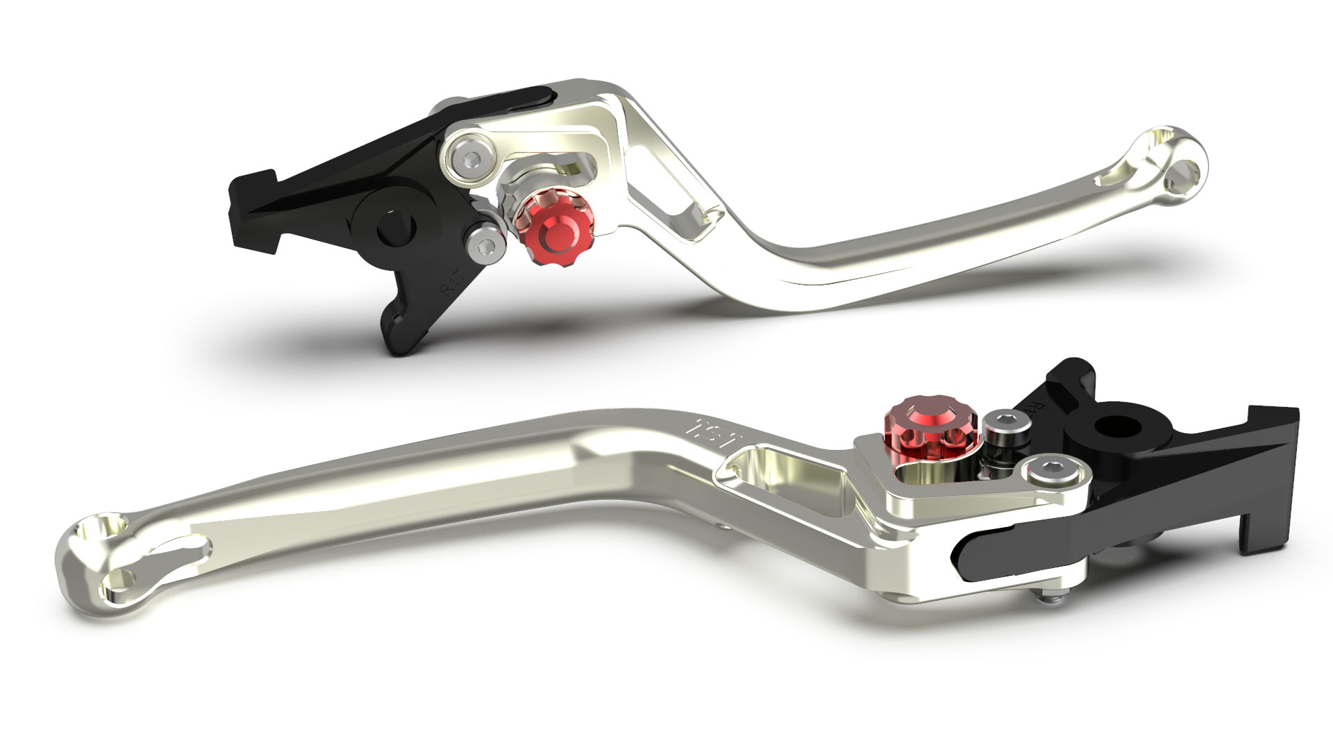 LSL Kupplungshebel BOW L83R, silber/rot