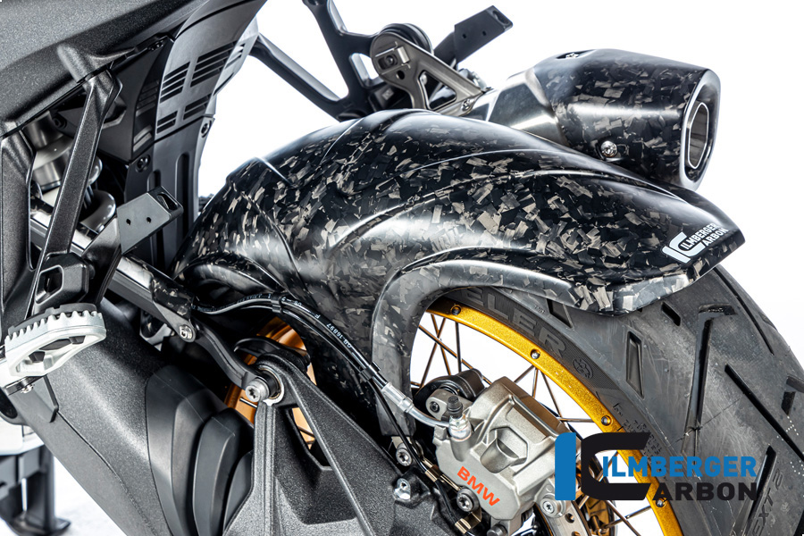 Ilmberger Carbon Kotflügel hinten, Black Diamond Carbon, matt, BMW R1300GS 2023-