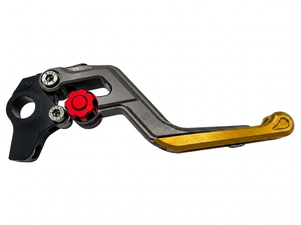 LSL ERGONIA Bremshebel R22 Anthrazit/Rot/Gold
