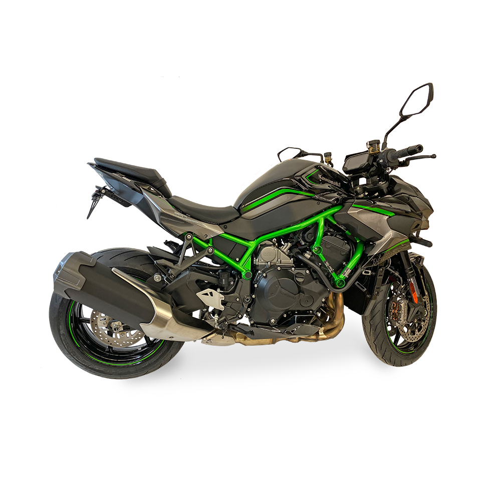 alpha Technik Kennzeichenhalter für Kawasaki Z H2; Typ ZRT00K; Modelljahr 2020-