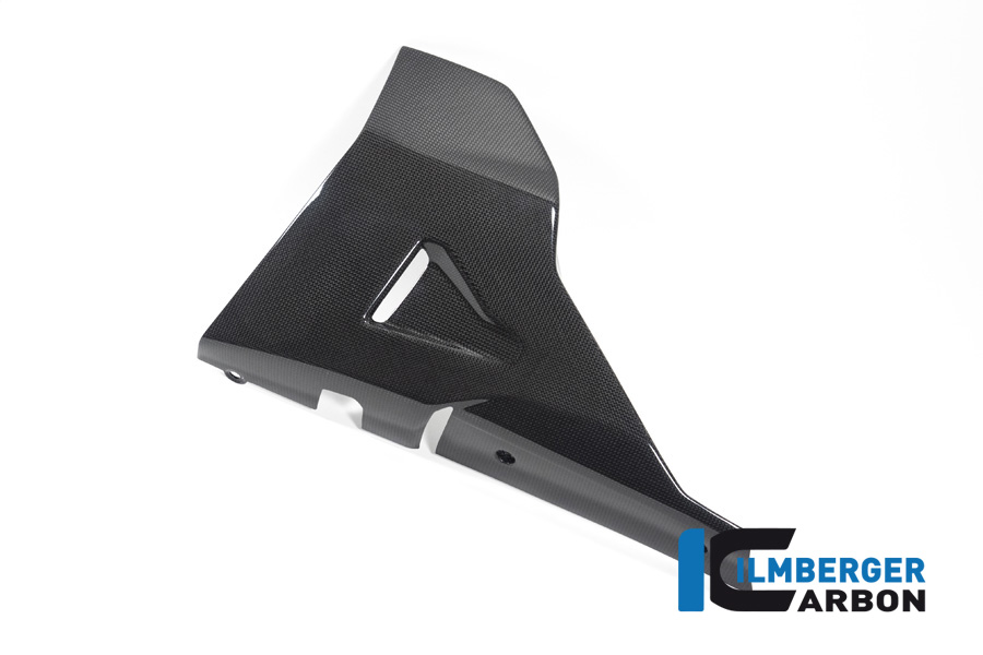 Ilmberger Carbon Motorspoiler links, glänzend, Ducati Diavel 1260 , 2019-