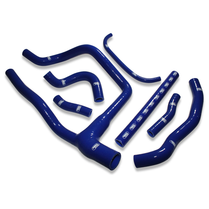 SAMCO SPORT Siliconschlauch Kit blau für Honda XRV650 Africa Twin XRV750 Africa Twin Modelljahr 1988-1992