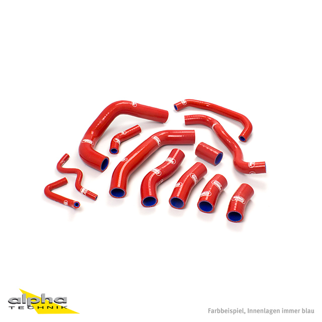 SAMCO SPORT Siliconschlauch Kit rot für Honda CBR1000RR Modelljahr 2004-2005