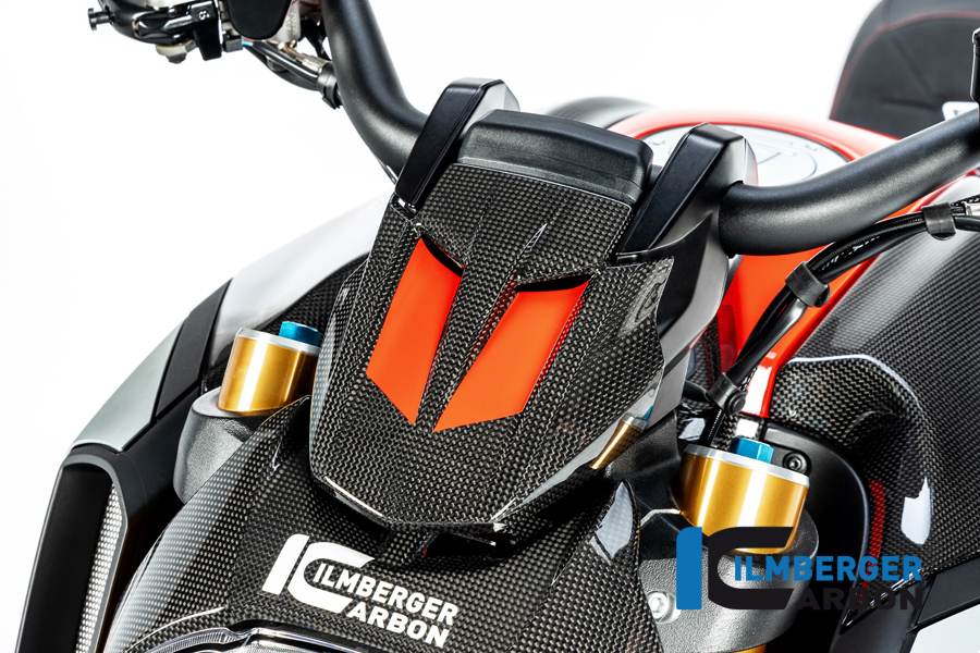 Ilmberger Carbon Instrumenteabdeckung, glänzend, Ducati Diavel 1260 , 2019-
