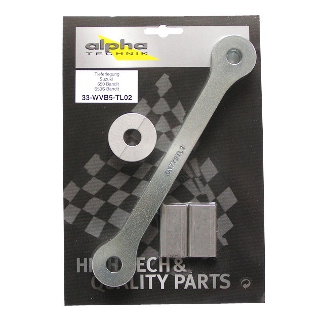 alpha Technik Tieferlegungssatz 35mm Suzuki GSF650,650S Bandit; Typ WVB5; Modelljahr 2005-