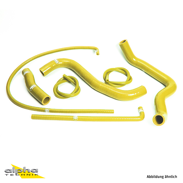 SAMCO SPORT Siliconschlauch Kit gelb für Suzuki GSXR1000 Modelljahr 2007-2008