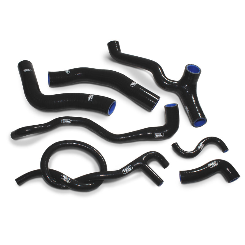 SAMCO SPORT Siliconschlauch Kit schwarz für Aprilia SL750 Shiver Modelljahr 2007-2017